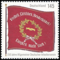 BRD MiNr. 2997 ** 150 Jahre Deutscher Arbeiterverein, postfrisch