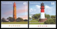 FRG MiNo. 3010-3011 set ** Lighthouses (XV), MNH