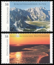 FRG MiNo. 3017-3018 set ** Wild Germany, MNH