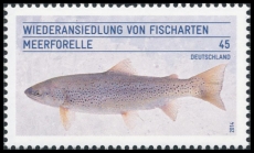 FRG MiNo. 3120 ** Reintroduction of the species of fish: sea trout, MNH
