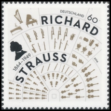 BRD MiNr. 3086 ** 150. Geburtstag von Richard Strauss, postfrisch