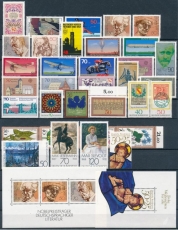 FRG Year 1978 ** MiNo. 956-989 + stamps from sheets, incl. sheet 16+17, MNH