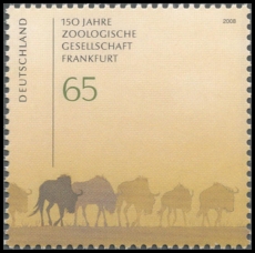 FRG MiNo. 2653 ** 150 years Frankfurt Zoological Society, MNH