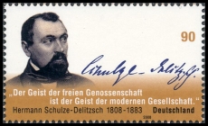 BRD MiNr. 2684 ** 200. Geburtstag von Hermann Schulze-Delitzsch, postfrisch