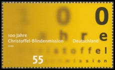 FRG MiNo. 2664 ** 100 years of Christoffel-blind persons mission, MNH