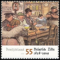 FRG MiNo. 2640 ** 150th birthday of Heinrich Zille, MNH