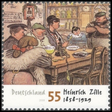 BRD MiNr. 2640 ** 150. Geburtstag von Heinrich Zille, postfrisch