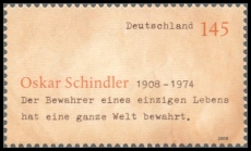 FRG MiNo. 2660 ** 100th anniversary of Oskar Schindler, MNH