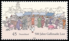 BRD MiNr. 2696 ** Brauchtum & Tradition (III): 500 J. Gallimarkt Leer, postfr.