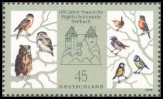 FRG MiNo. 2661 ** 100 years State Ornithological Station Seebach, MNH