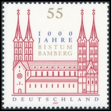 FRG MiNo. 2579 ** 1000 years Diocese of Bamberg, MNH