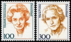 FRG MiNo. 1955-1956 set ** Women in German history (XVII), MNH