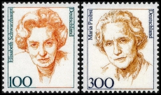 BRD MiNr. 1955-1956 Satz ** Frauen der deutschen Geschichte (XVII), postfrisch