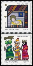 BRD MiNr. 1959-1960 Satz ** Weihnachten 1997, postfrisch