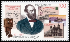 BRD MiNr. 1912 ** 100. Todestag von Heinrich von Stephan, postfrisch