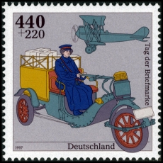 BRD MiNr. 1947 ** Tag der Briefmarke 1997, aus Block 41, postfrisch