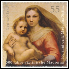 BRD MiNr. 2965 ** 500 Jahre Sixtinische Madonna, postfrisch, selbstklebend