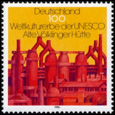 FRG MiNo. 1875 ** Cultural and natural heritage (II): Alte Völklinger Hütte, MNH