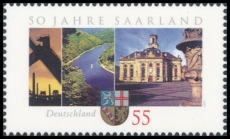 FRG MiNo. 2581 ** 50 years State of Saarland, MNH