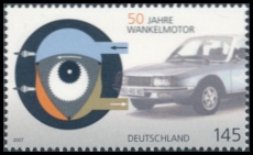 FRG MiNo. 2582 ** 50 years Wankel engine, MNH