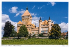 Postcard Château de Vufflens in the canton of Vaud