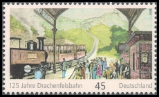 BRD MiNr. 2681 ** 125 Jahre Drachenfelsbahn, postfrisch