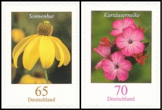 BRD MiNr. 2715-2716 Satz ** Blumen (XIX) postfrisch, selbstklebend