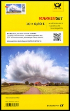 BRD MiNr. FB 107 (3617) ** Himmelsereignisse: Gewitter, Folienbl., sk, postfr.