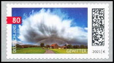 FRG MiNo. 3617 ** Sky Events Series: Thunderstorm, self-adh., MNH