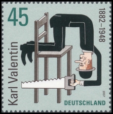 FRG MiNo. 2610 ** 125th birthday of Karl Valentin, MNH