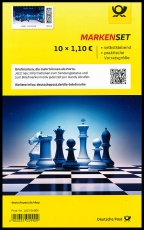 FRG MiNo. FB 111 (3641) ** Deep Blue beats Kasparov, foil sheet, self-adh., MNH