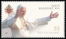 BRD MiNr. 2599 ** 80.Geburtstag von Papst Benedikt XVI., postfrisch