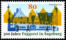 FRG MiNo. 3621 ** 500 Years of the Fuggerei in Augsburg, MNH