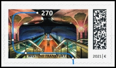 FRG MiNo. 3628 ** Series Underground Stations: Westend Frankfurt, self-adh., MNH