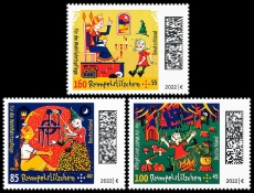 FRG MiNo. 3664-3666 Set ** Welfare 2022: Rumpelstiltskin, MNH