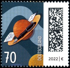 FRG MiNo. 3670 ** Definite series World of Letters: Letters around Saturn, MNH