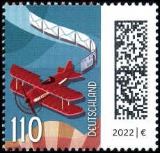 FRG MiNo. 3671 ** Definite series World of Letters: Letters and Airplane, MNH