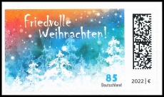 BRD MiNr. 3730 ** Friedvolle Weihnachten 2022, selbstklebend, postfrisch