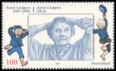 FRG MiNo. 2629 **100th anniversary of Astrid Lindgren, MNH