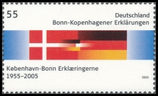 BRD MiNr. 2449 ** 50 Jahre Bonn-Kopenhagener Erklärungen, postfrisch