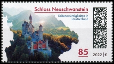 BRD MiNr. 3716 ** Serie Sehenswürdigk. in D.: Schloss Neuschwanstein, postfr.