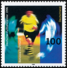 BRD MiNr. 1879 ** Deutscher Fußballmeister 1996: Borussia Dortmund, postfrisch