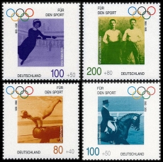 FRG MiNo. 1861-1864 set ** Sports aid 1996, MNH