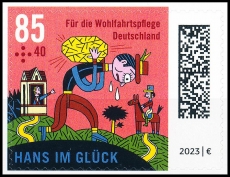 FRG MiNo. 3750 ** Welfare 2023: Hans in Luck, self-adhesive, MNH