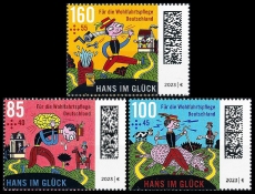 FRG MiNo. 3745-3747 Set ** Welfare 2023: Hans in Luck, MNH