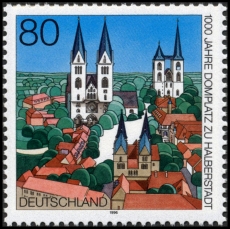 BRD MiNr. 1846 ** 1000 Jahre Domplatz zu Halberstadt, postfrisch