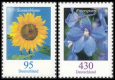 FRG MiNo. 2434-2435 set ** Flowers (I), MNH