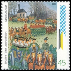 FRG MiNo. 2494 ** Customs & tradition: 150 years Tölzer Leonhardifahrt, MNH