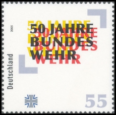 BRD MiNr. 2497 ** 50 Jahre Bundeswehr, postfrisch