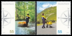 FRG MiNo. 2481-2482 set ** Post: mail delivery in Germany, MNH